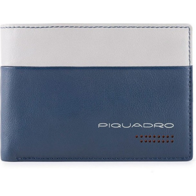 Кошелек мужской PIQUADRO URBAN PU257UB00R/BLGR (синий/серый)